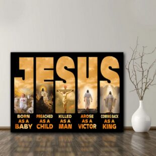 The Life Of Jesus Canvas Poster Wall Art