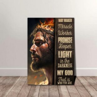 The life of Jesus Take my hand Wooden Canvas Poster Wall Art