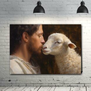 The Love of Savior Canvas Poster Wall Art