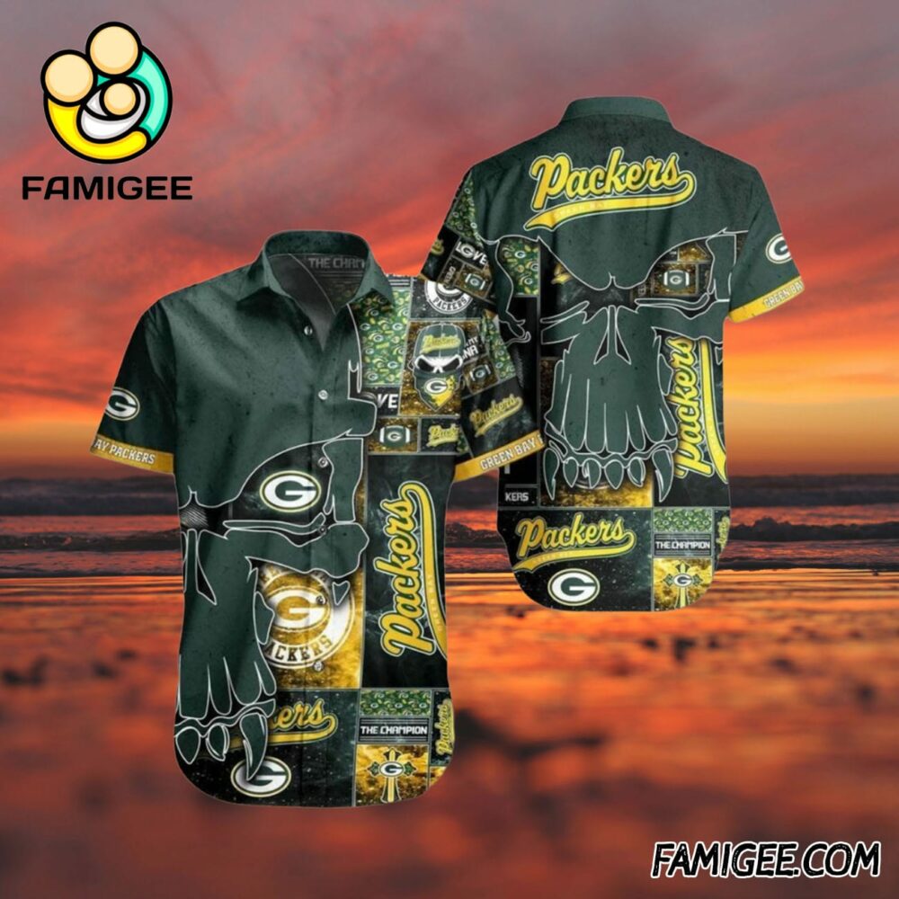 NFL Green Bay Packers Champions Roar Hawaiian Shirt Packers Aloha Shirt 3