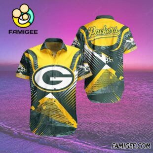 NFL Green Bay Packers Dynamic Waves Hawaiian Shirt Packers Aloha Shirt 2