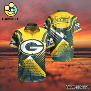 NFL Green Bay Packers Dynamic Waves Hawaiian Shirt Packers Aloha Shirt 3