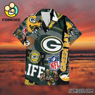 NFL Green Bay Packers For Life Hawaiian Shirt Packers Aloha Shirt 3