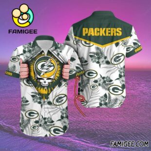 NFL Personalized Green Bay Packers Grateful Dead Hawaiian Shirt Packers Aloha Shirt 2